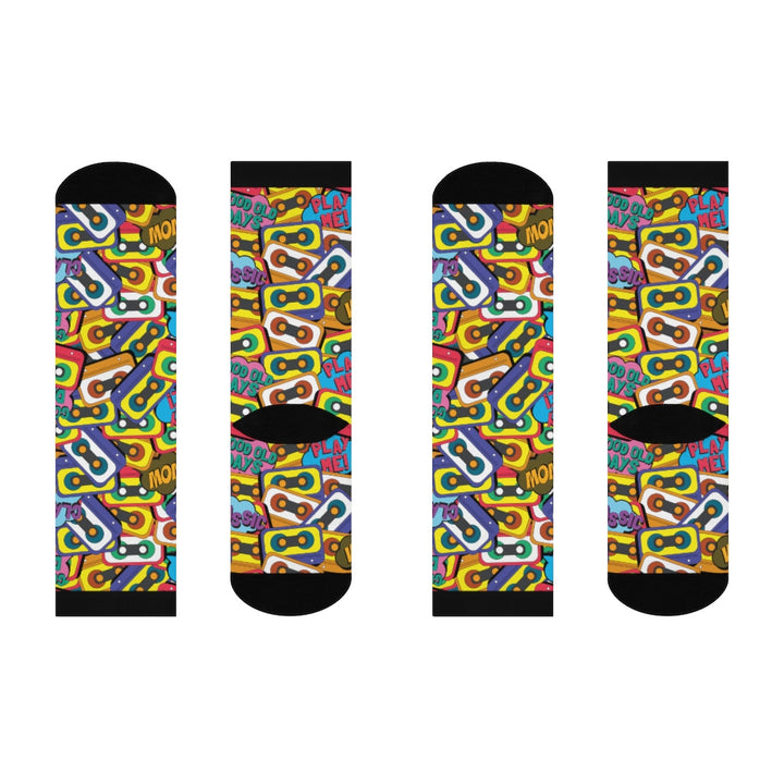 Socks-Old School Cassette Socks-One size-Jack N Roy