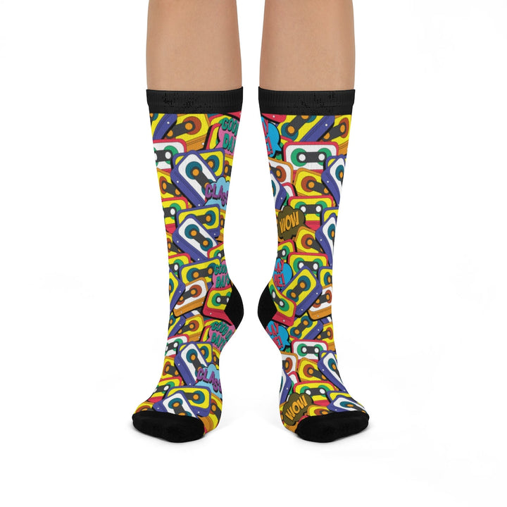 Socks-Old School Cassette Socks-One size-Jack N Roy