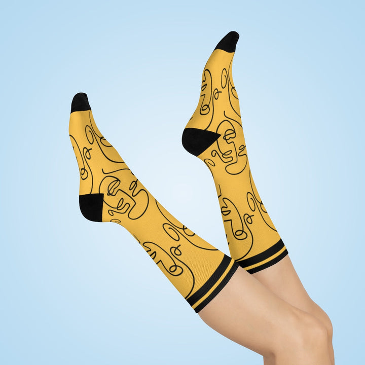 Socks-One Line Art Face Socks-One size-Jack N Roy
