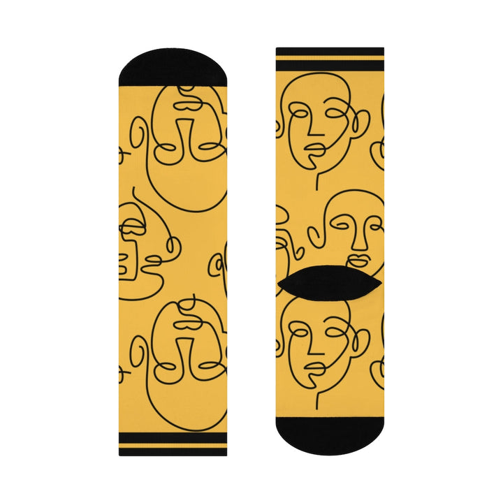 Socks-One Line Art Face Socks-One size-Jack N Roy