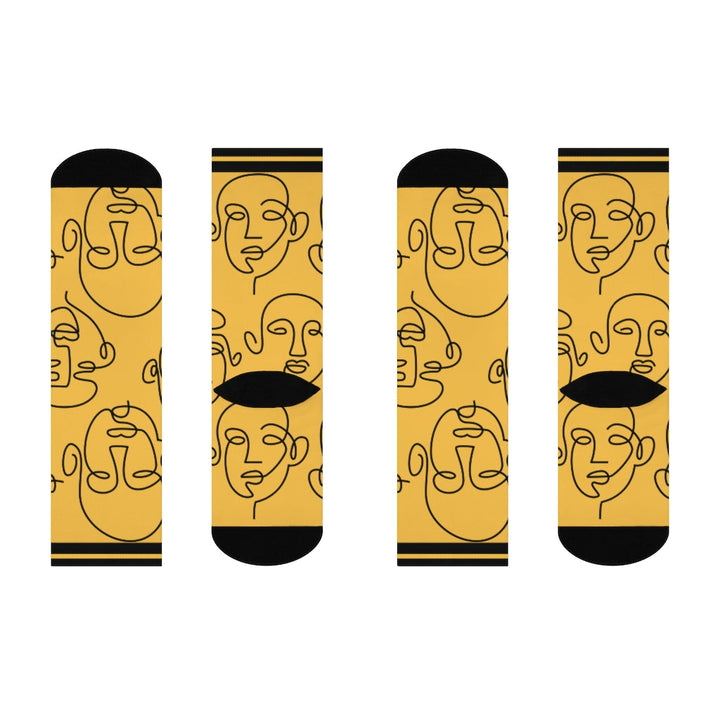 Socks-One Line Art Face Socks-One size-Jack N Roy