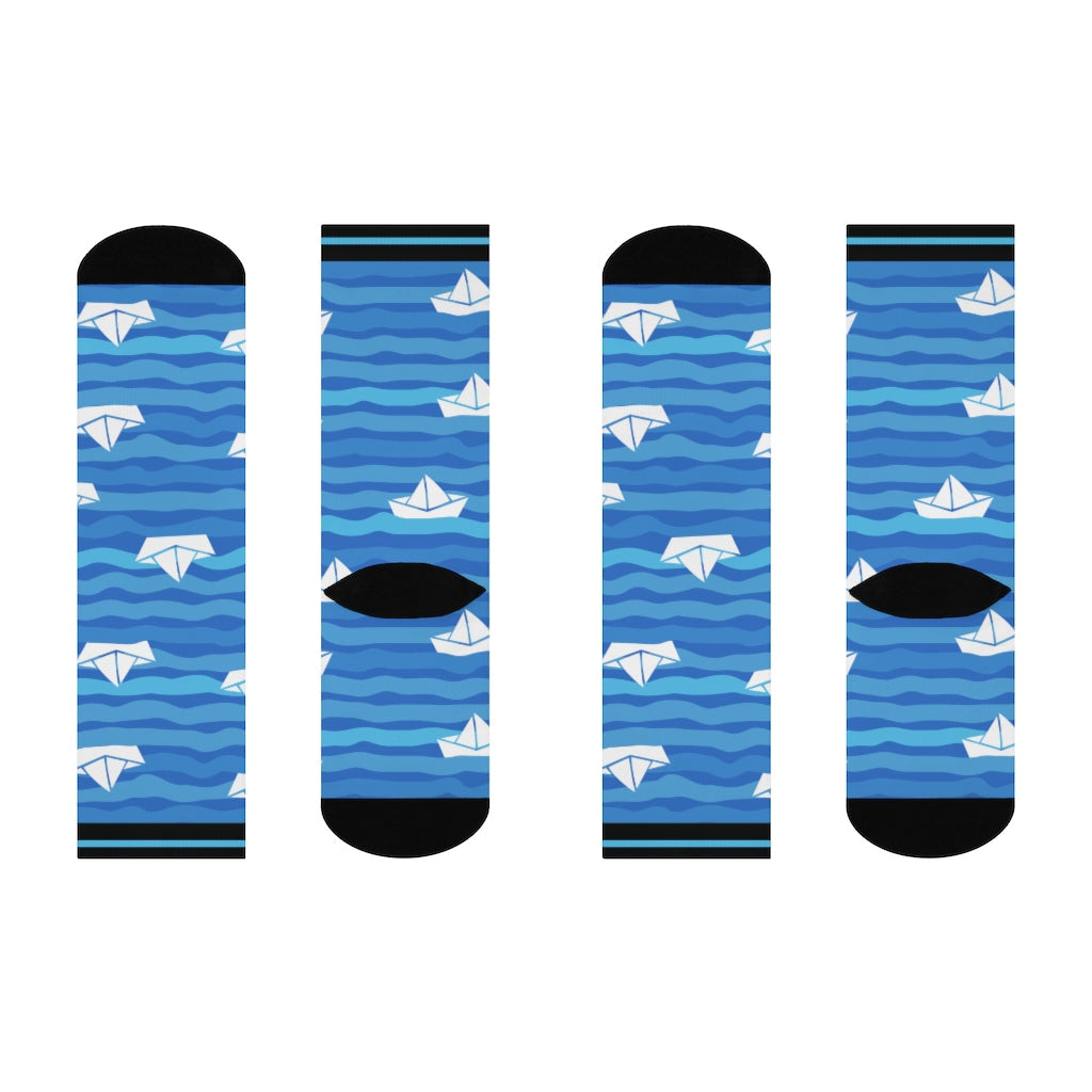 Socks-Paper Boat Socks-One size-Jack N Roy