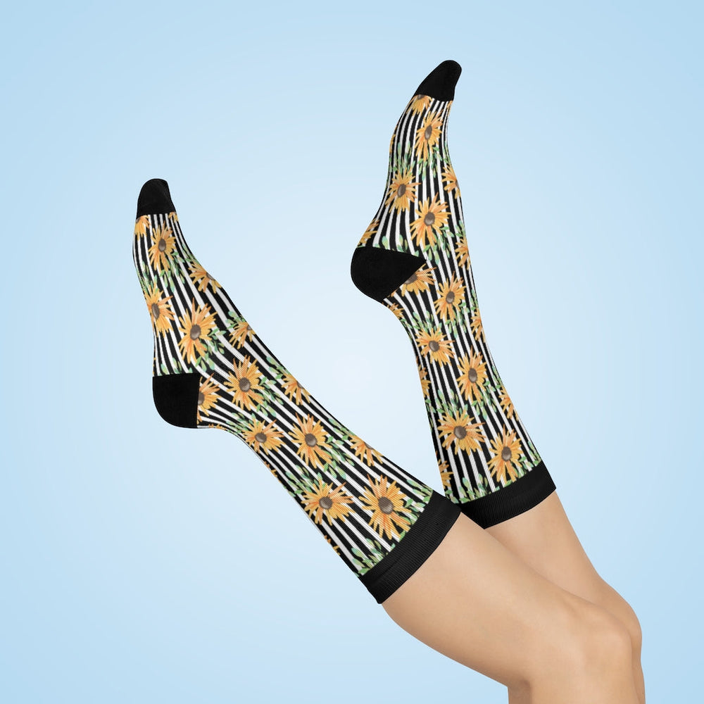 Socks-Sunflowers Socks-One size-Jack N Roy
