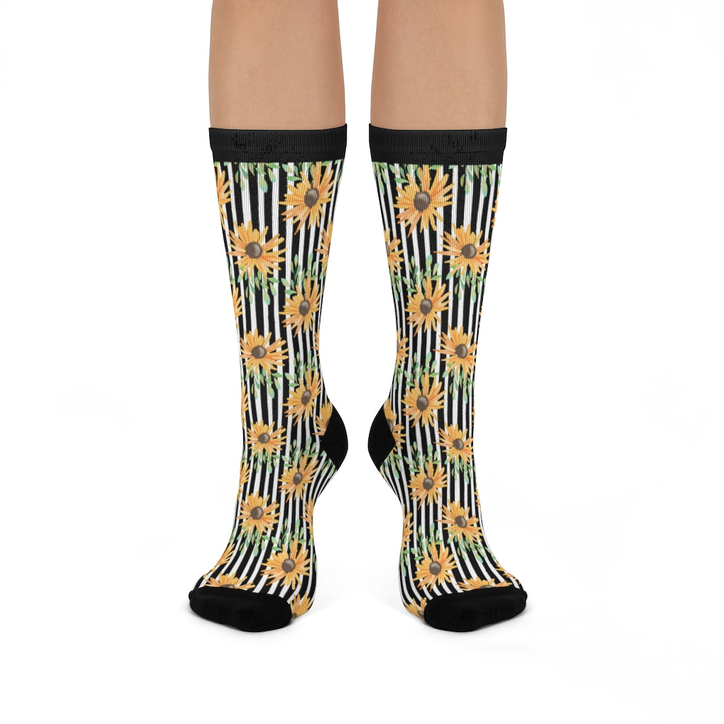 Socks-Sunflowers Socks-One size-Jack N Roy