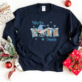Sweatshirt-Baby It's Cold Outside Gnome Sweatshirt-S-Navy-Jack N Roy
