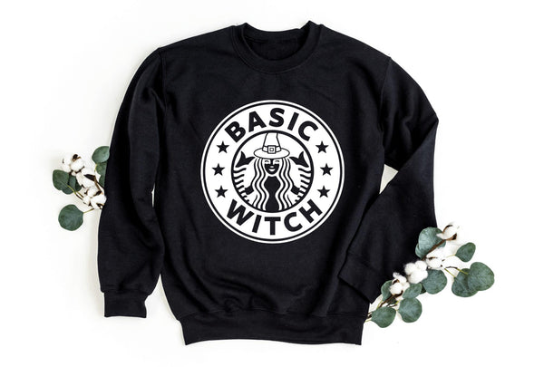 Sweatshirt-Basic Witch Sweatshirt-S-Black-Jack N Roy