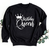 Sweatshirt-Birthday Queen Sweatshirt-S-Black-Jack N Roy