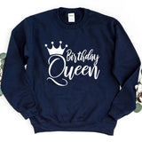 Sweatshirt-Birthday Queen Sweatshirt-S-Navy-Jack N Roy