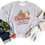 Sweatshirt-Christmas Calories Don't Count Sweatshirt-S-Sport Grey-Jack N Roy