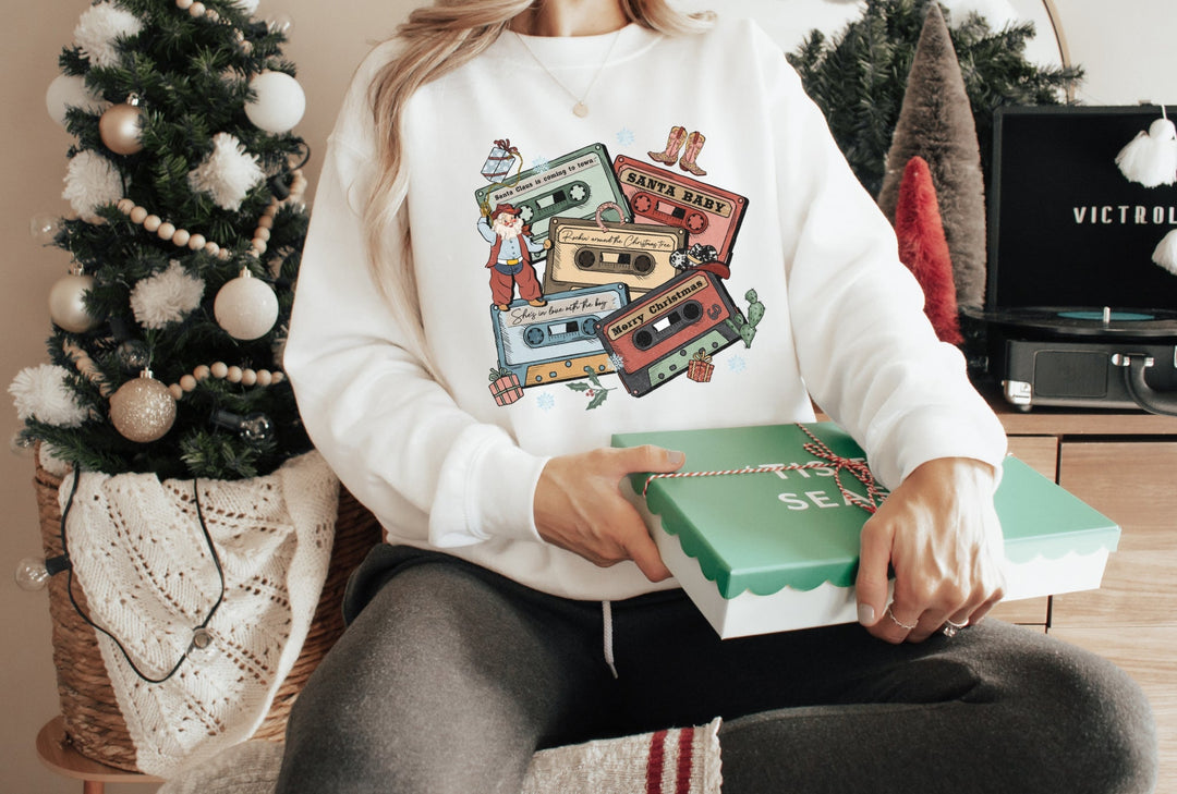 Sweatshirts-Christmas Tapes Sweatshirt-Jack N Roy