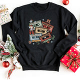 Sweatshirt-Christmas Tapes Sweatshirt-S-Black-Jack N Roy