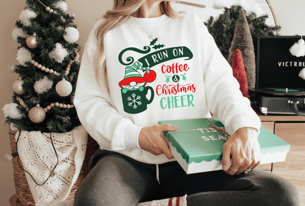 Sweatshirt-Coffee & Christmas Cheer Sweatshirt-Jack N Roy