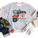 Sweatshirt-Coffee & Christmas Cheer Sweatshirt-S-Sport Grey-Jack N Roy