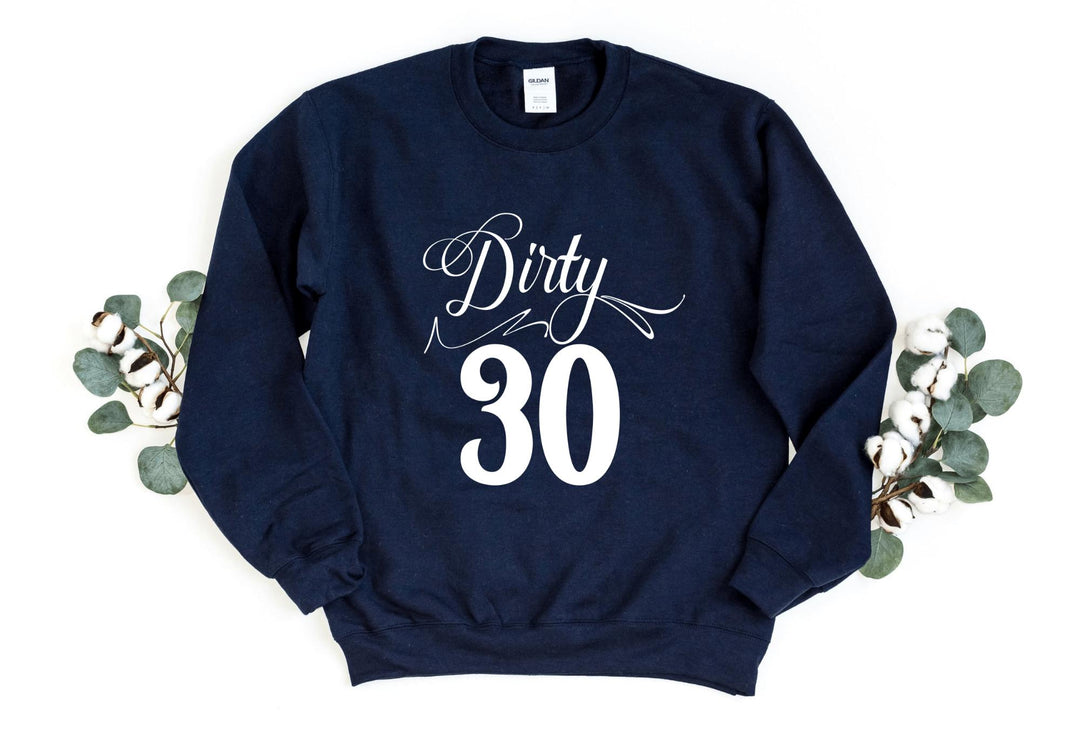 Sweatshirts-Dirty 30 Sweatshirt-S-Navy-Jack N Roy