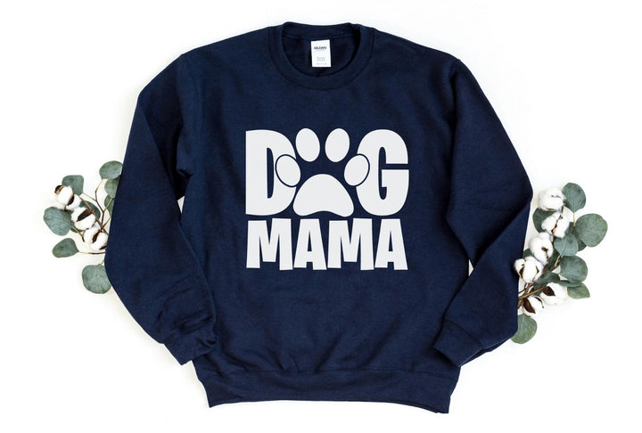 Sweatshirts-Dog Mama Sweatshirt-S-Navy-Jack N Roy