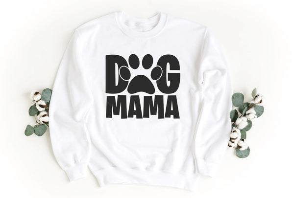 Sweatshirt-Dog Mama Sweatshirt-S-White-Jack N Roy