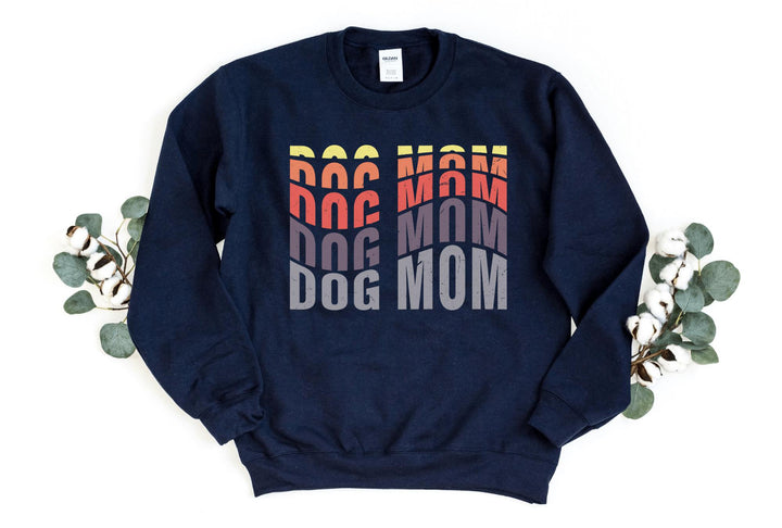 Sweatshirts-Dog Mom Colourful Sweatshirt-S-Navy-Jack N Roy