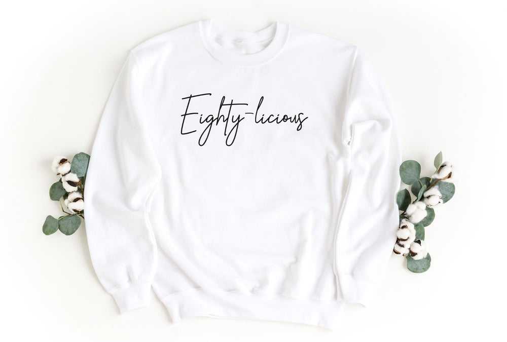 Sweatshirts-Eighty-licious Sweatshirt-S-White-Jack N Roy