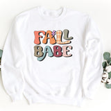 Sweatshirt-Fall Babe Sweatshirt-S-White-Jack N Roy