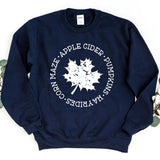 Sweatshirt-Fall Leaf Sweatshirt-S-Navy-Jack N Roy