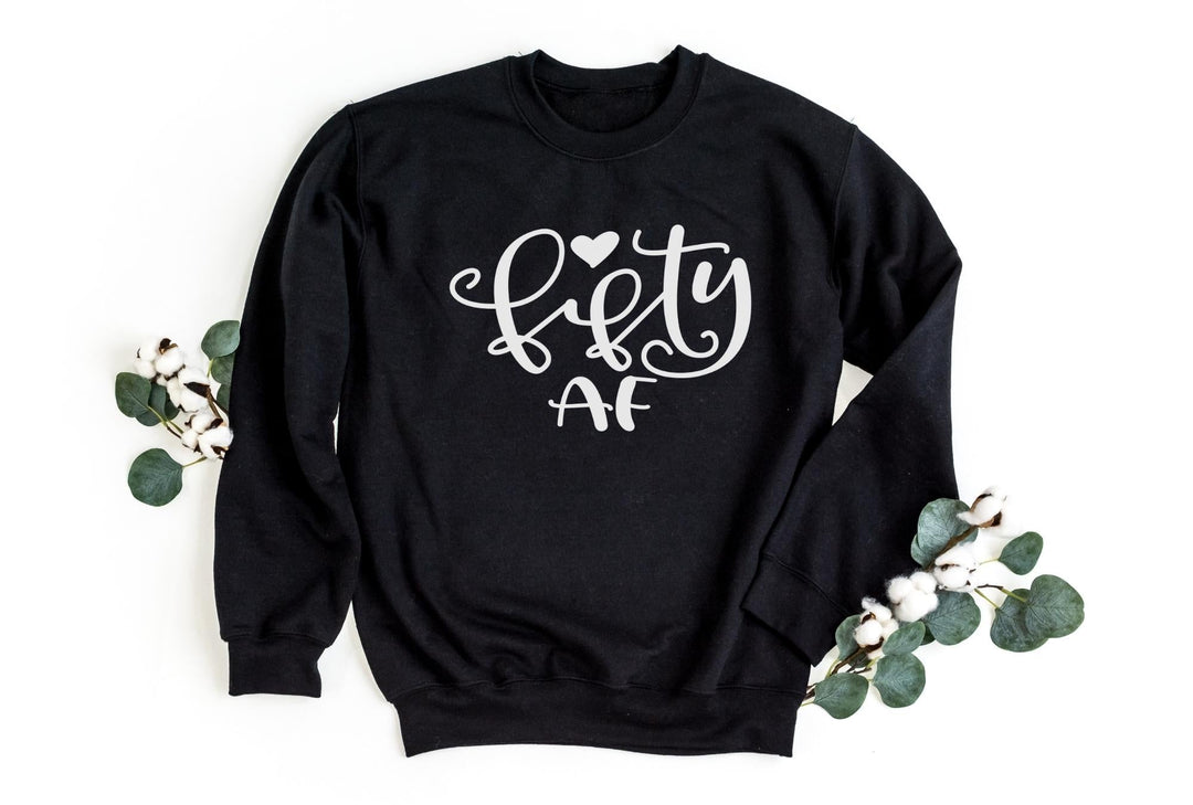 Sweatshirts-Fifty AF Sweatshirt-S-Black-Jack N Roy