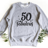 Sweatshirt-Fifty & Fabulous Sweatshirt-S-Sport Grey-Jack N Roy