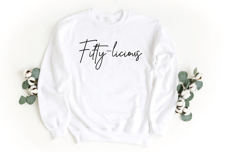 Sweatshirts-Fifty-licious Sweatshirt-S-White-Jack N Roy