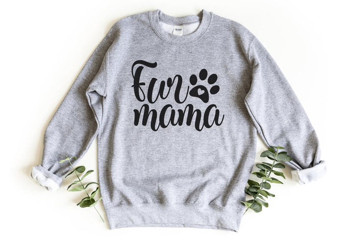 Sweatshirts-Fur Mama Sweatshirt-S-Sport Grey-Jack N Roy