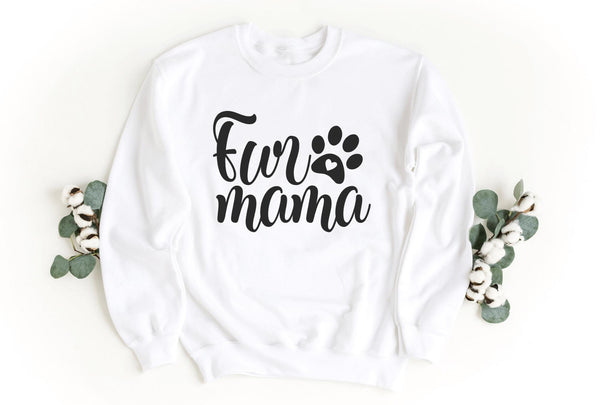 Sweatshirt-Fur Mama Sweatshirt-S-White-Jack N Roy