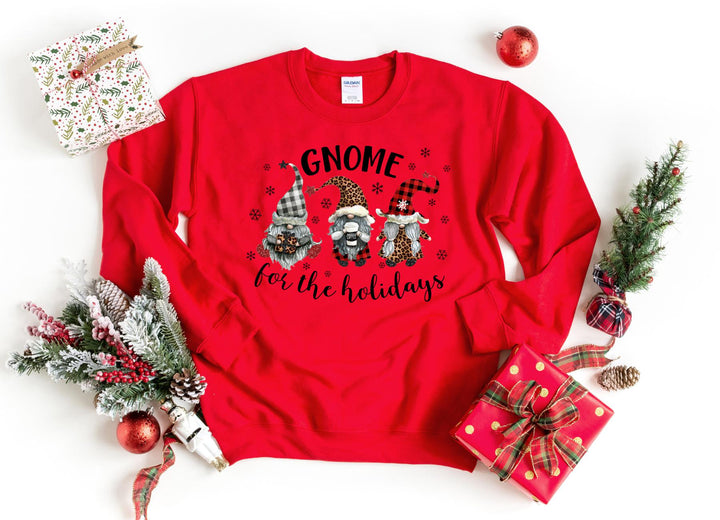 Sweatshirts-Gnome for the holidays Sweatshirt-S-Red-Jack N Roy