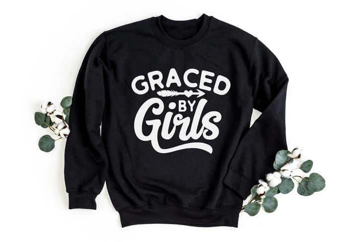 Sweatshirts-Graced By Girls Sweatshirt-S-Black-Jack N Roy