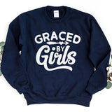 Sweatshirt-Graced By Girls Sweatshirt-S-Navy-Jack N Roy