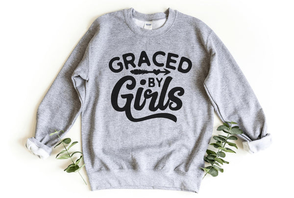 Sweatshirt-Graced By Girls Sweatshirt-S-Sport Grey-Jack N Roy