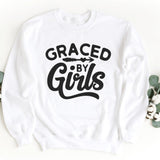 Sweatshirt-Graced By Girls Sweatshirt-S-White-Jack N Roy