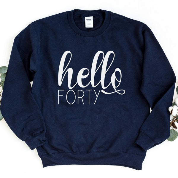 Sweatshirt-Hello Forty Sweatshirt-S-Navy-Jack N Roy