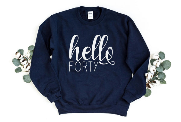 Sweatshirt-Hello Forty Sweatshirt-S-Navy-Jack N Roy
