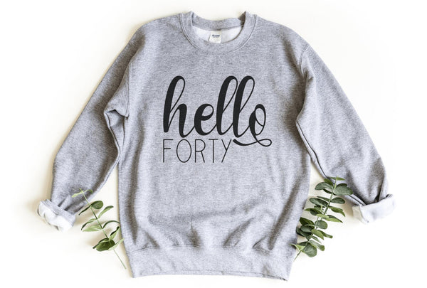 Sweatshirt-Hello Forty Sweatshirt-S-Sport Grey-Jack N Roy