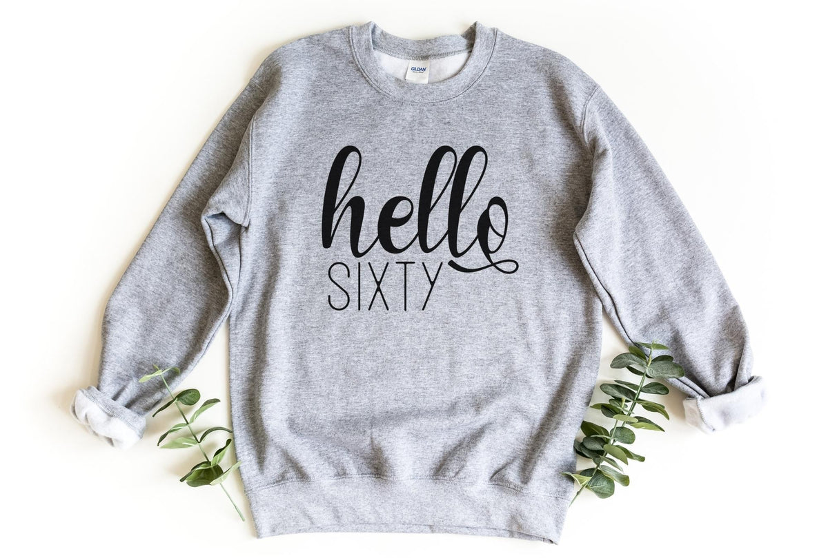 Sweatshirt-Hello Sixty Sweatshirt-S-Sport Grey-Jack N Roy