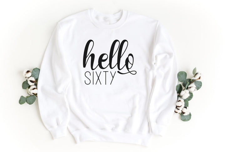 Sweatshirts-Hello Sixty Sweatshirt-S-White-Jack N Roy