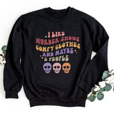 Sweatshirt-I Like Halloween Sweatshirt-S-Black-Jack N Roy