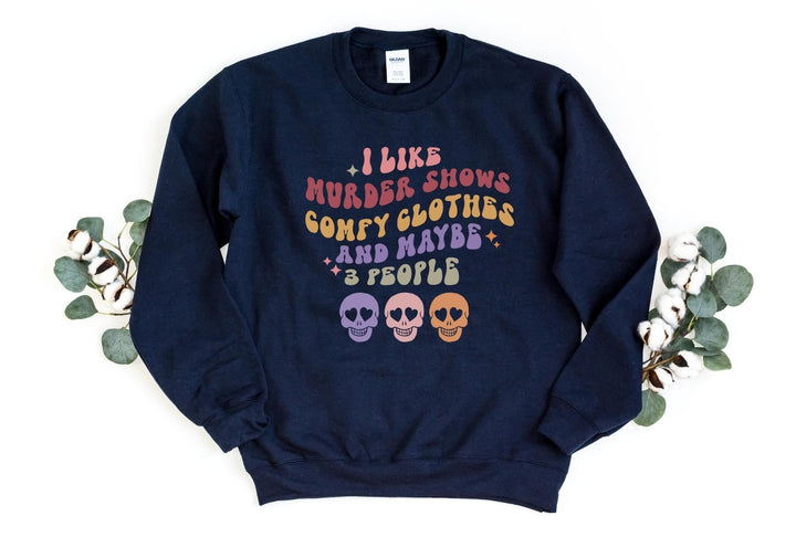 Sweatshirts-I Like Halloween Sweatshirt-S-Navy-Jack N Roy