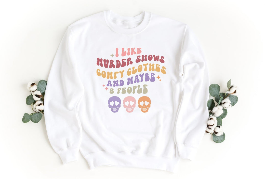 Sweatshirts-I Like Halloween Sweatshirt-S-White-Jack N Roy