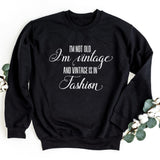 Sweatshirt-I'm Vintage Sweatshirt-S-Black-Jack N Roy