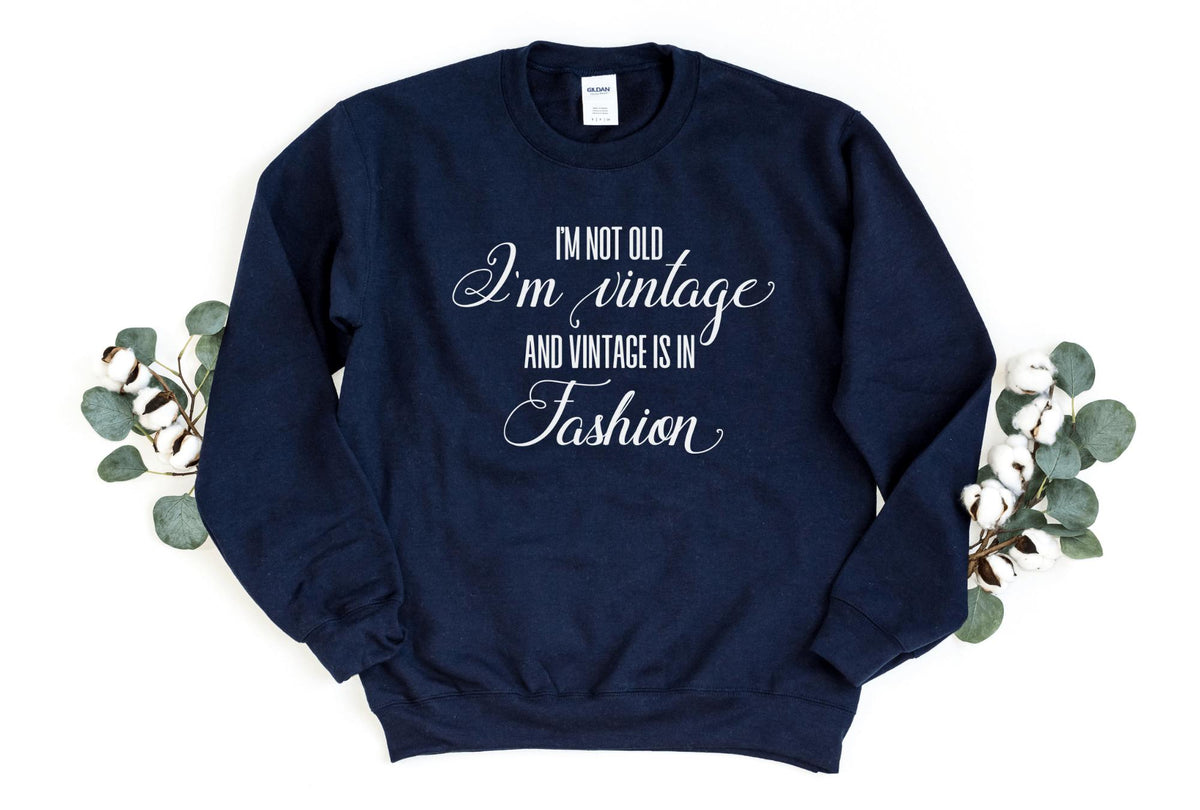 Sweatshirt-I'm Vintage Sweatshirt-S-Navy-Jack N Roy