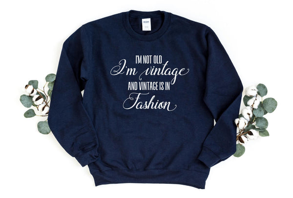 Sweatshirt-I'm Vintage Sweatshirt-S-Navy-Jack N Roy