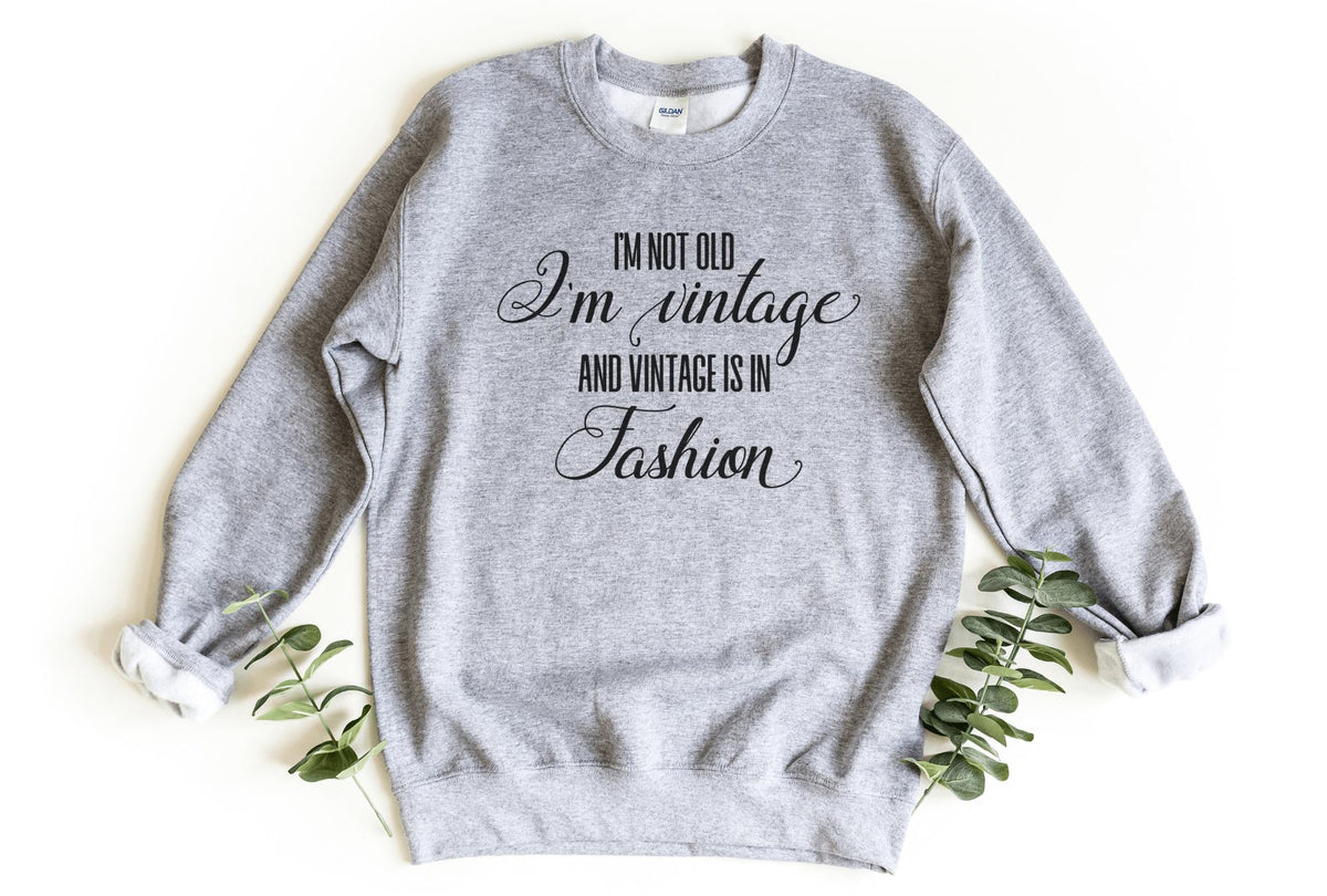 Sweatshirt-I'm Vintage Sweatshirt-S-Sport Grey-Jack N Roy