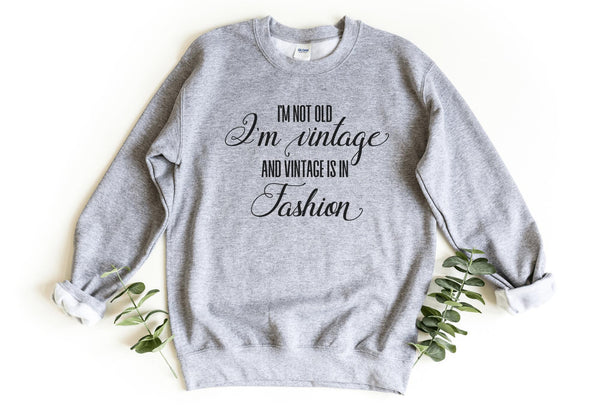 Sweatshirt-I'm Vintage Sweatshirt-S-Sport Grey-Jack N Roy
