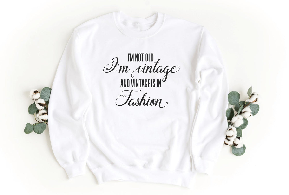 Sweatshirt-I'm Vintage Sweatshirt-S-White-Jack N Roy