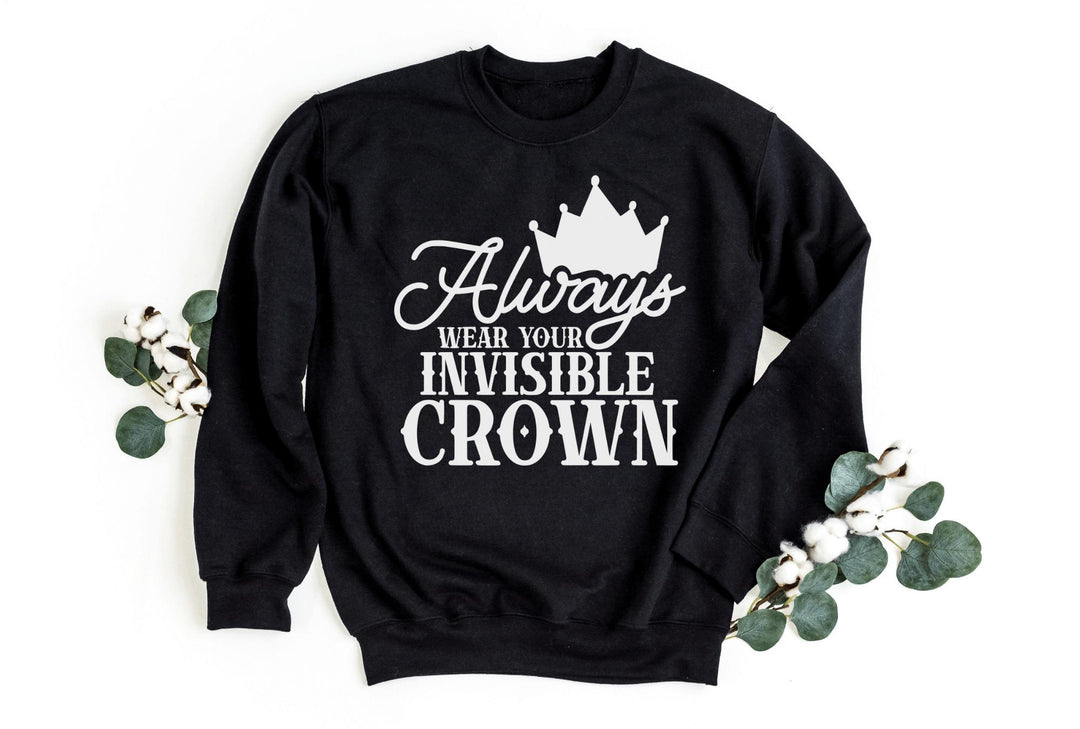 Sweatshirts-Invisible Crown Sweatshirt-S-Black-Jack N Roy