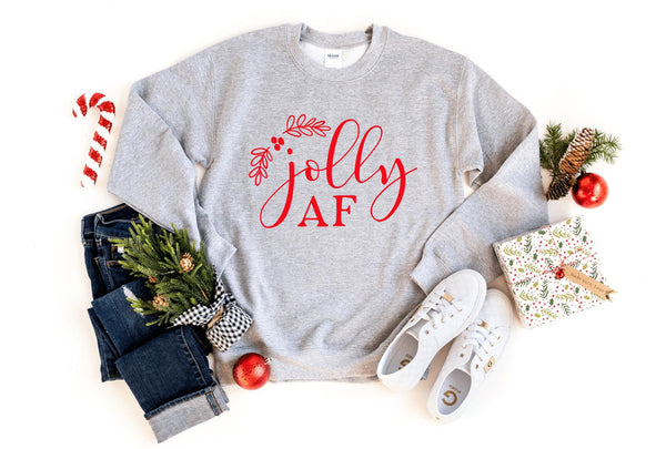 Sweatshirt-Jolly AF Sweatshirt-S-Sport Grey-Jack N Roy